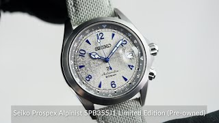 Seiko Prospex Alpinist SPB355J1 Limited Edition Preowned [upl. by Gapin877]