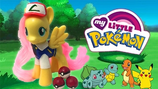 Custom POKEMON TRAINER FLUTTERSHY PONY My Little Pony MLP Tutorial [upl. by Madeline]