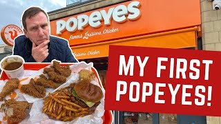 Reviewing POPEYES  My FIRST TIME [upl. by Balf]