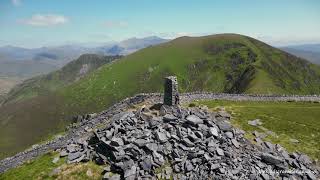 Nantlle Ridge Obelisk Mynydd TalyMignedd Peak [upl. by Solegna25]