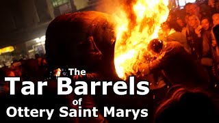 The Flaming Tar Barrels of Ottery St Mary 2019 [upl. by Nodaj]