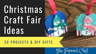 20 Christmas Craft Fair Ideas  Holiday DIY Gifts  3D Crafts  Stocking Stuffers amp More [upl. by Glynda805]