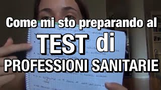 COME STO STUDIANDO per prepararmi al TEST di PROFESSIONI SANITARIE 2021  FC [upl. by Enitsej]