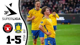 FC Midtjylland vs Brøndby IF 15 Highlights 3F Superliga [upl. by Brunell388]