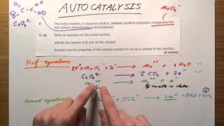 Autocatalysis  Alevel Chemistry [upl. by Yran]