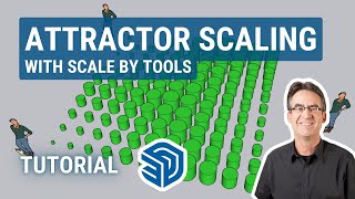 Create Beautiful Parametric Patterns with AttractorBased Scaling Scale By Tools Extension [upl. by Oregolac]