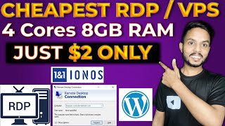 Cheapest RDP VPS Server 2 Only 2023  Buy RDP Lowest Price With Admin Access  VPS Server Hosting [upl. by Dean]