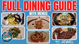 Every Restaurant Aboard The Norwegian Jewel  Dining Guide [upl. by Atahs]