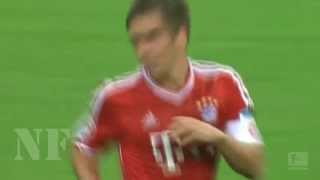 Philipp Lahm vs Borussia Mönchengladbach Home  Bundesliga  09082013 [upl. by Engeddi]