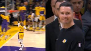 DAngelo Russell misses wide open layup and JJ Redick hides frustration perfectly [upl. by Pelagias]