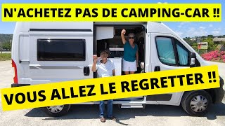 ❌on DÉTESTE VIVRE en CAMPINGCAR 😡 ARNAQUE amp marques à éviter avantage et inconvénient test benimar [upl. by Chanda143]