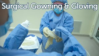 Surgical Gowning amp Gloving [upl. by Iah]