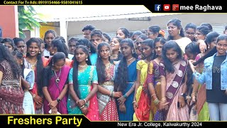 New Era Jr College Kalwakurthy Freshers Party 2024 [upl. by Ynohtnaluap129]