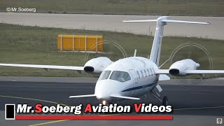 PIAGGIO P180AM Avanti MM62200 Italian AF Arrival  Departure [upl. by Jerol]