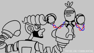 Animatic ARMS  Helix steals Spring Mans cookies Animatic then lineart [upl. by Yettie]