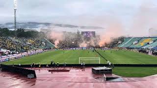 PlovdivDerbyTV Bultras pyro [upl. by Enavi223]