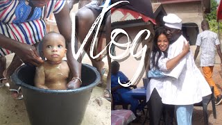 BIRTHDAY BASH IN GHANIAN VILLAGE  ROCHELLE VLOGS [upl. by Mariejeanne359]