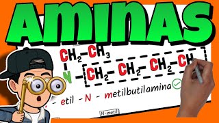 🔴 AMINAS  Nomenclatura y formulación orgánica [upl. by Melbourne]