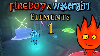 Fireboy and Watergirl Forest Temple Walkthrough  Levels 1 to 7 in Under 1 Minute Each [upl. by Aihsyn]