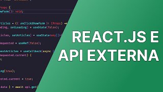 INTEGRANDO API EXTERNA NO REACTJS [upl. by Acinorav269]