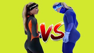 Speed Skaters ANE FARSTAD vs JUTTA LEEDAM a SMOKESHOW showdown 🔥 [upl. by Mit384]