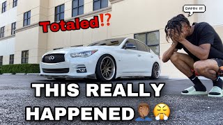 CAN’T BELIEVE THIS ACTUALLY HAPPENED TO MY Q50🤦🏽‍♂️‼️😤 [upl. by Sokem]