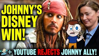 SCANDAL YouTube REJECTS Johnny Depp’s BIGGEST ALLY  Johnny’s Disney WIN [upl. by Aivin]