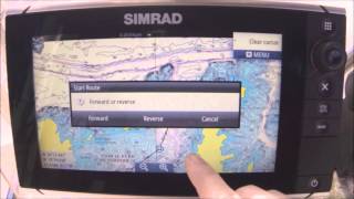 How To Plot a Course Make a Route Set Waypoints on Simrad NSS Evo2 NSO Evo2 Pros and Confidence [upl. by Ardnossak790]