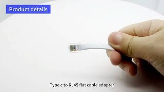 Type C To RJ11 RJ12 Telephone Adapter Cable [upl. by Ydarg]