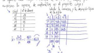 Varianza y desviación tipica dist estadística discreta [upl. by Raffaj]