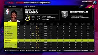 How To Sign Free Agents in NBA 2K25 MyNBA Eras [upl. by Leuqar]