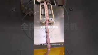 How To Make Sausage  Sausage Tying Machine [upl. by Nowahs394]