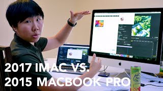 2017 iMac vs 2015 MacBook Pro 4K Editing Comparison [upl. by Rosenwald]