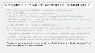 Treatment Supporter Scheme Dashboard  Section 1  Introduction and Overview Funnel chart [upl. by Four]