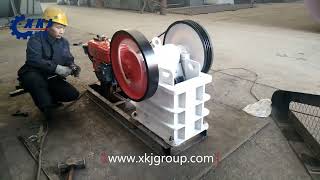 Xkj PE150X250 Mini Low Price Diesel Jaw Crusher for Sale [upl. by Nagram]