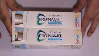 Sensodyne Proname Toothpaste Gentle Whitening Toothpaste  Teeth Whitening [upl. by Deacon]