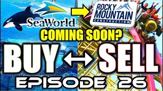 Is RMC Coming to a SeaWorld Park Very Soon Buy or Sell Episode 26 [upl. by Yarg]