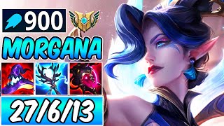 27 KILLS FULL AP MORGANA MID GAMEPLAY  PORCELAIN MORGANA  New Build amp Runes  League of Legends [upl. by Ainnek773]