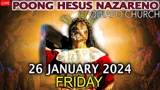 LIVE Quiapo Church Mass Today  26 January 2024 Friday HEALING MASS [upl. by Inol]