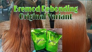 HAIR REBONDING USING BREMOD ORGINAL VARIANT  HAIR KNOT TEST [upl. by Ferrel]