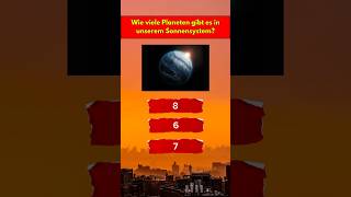 Test dein Wissen über das Sonnensystem PlanetenQuiz quiz short allgemeinwissen [upl. by Theall]