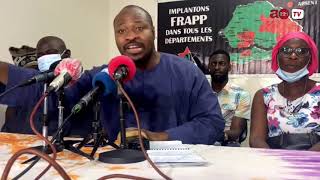 Conférence de presse Frapp France dégage Le Sénégal un Etat narco trafiquant [upl. by Lledo]