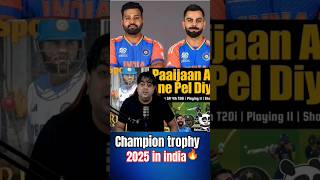 Champion trophy 2025 in india 😱india championstrophy2025 indvsaus cricket shorts shortsfeed [upl. by Lytsirk]