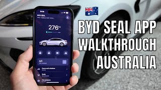 BYD Seal App Walkthrough  AC Preconditioning Settings Schedule Timer [upl. by Refinne]