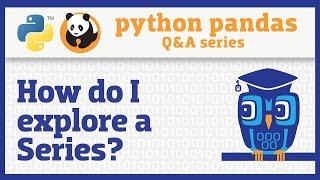 How do I explore a pandas Series [upl. by Romona]