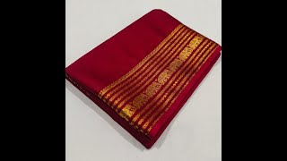 Semi Mysore Crepe Sarees [upl. by Hoffarth556]