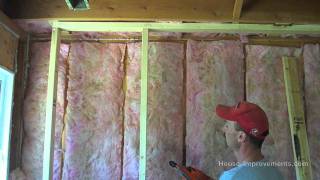 Framing A Basement Wall [upl. by Traver]