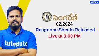 Singareni 022024 Response Sheets Released singareni sccl [upl. by Jeanelle]