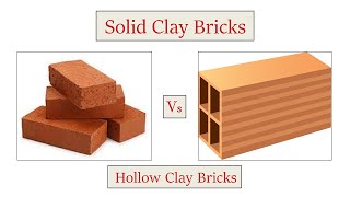 Solid Clay Bricks VS Hollow Clay Bricks  Which is Best Full Comparison  in Hindi [upl. by Laeria4]