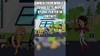 When your squad gets wiped by one player in Fortnite fortnite shorts [upl. by Elnora444]